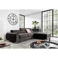 Coltar extensibil dreapta 3 locuri ELTAP, RT-22VE, Grayson, 278x205x92 cm, lemn/poliester, maro