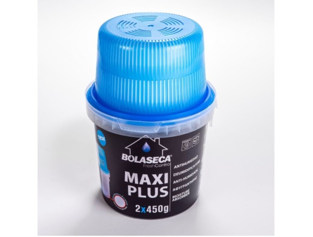 Absorbant de umiditate cu rezerve parfumate 2x500g, Maxi Plus, Wanadry