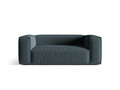 Canapea 2 locuri, Nuria-215, Micadoni Home, 170x110x72 cm, tesatura structurata chenille, petrol inchis