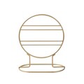 Suport pentru bijuterii, TK-008, 23x28x13 cm, Metal, Auriu
