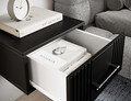 Noptiera ELTAP, Raftt, 40x42-44x20 cm, PAL/MDF, negru