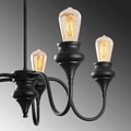 Lustra, Tatum, 584TTM1194, Metal, Negru