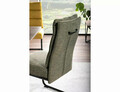 Scaun Berry Brego, Signal, 44x44x97 cm, textil/otel, olive/negru
