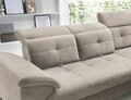 Coltar extensibil dreapta 5 locuri ELTAP, RT-20REL, Inferne, 297x210x107 cm, lemn/poliester, bej