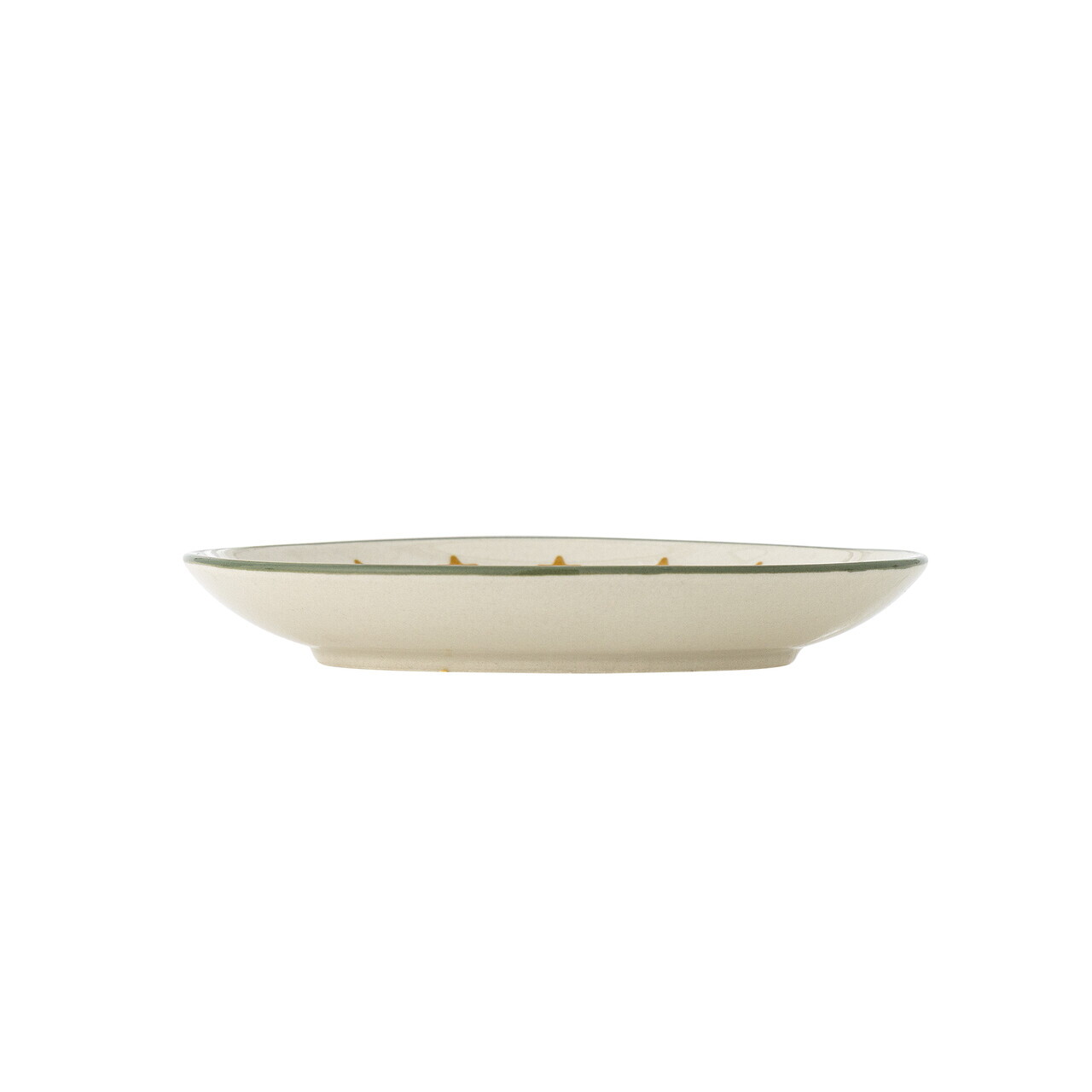 Set 4 farfurii pentru desert, Bloomingville, Peo, 16x3 cm, ceramica, natural — imaginea 3