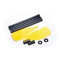 Vasle Intex, 122 cm, plastic, negru/galben