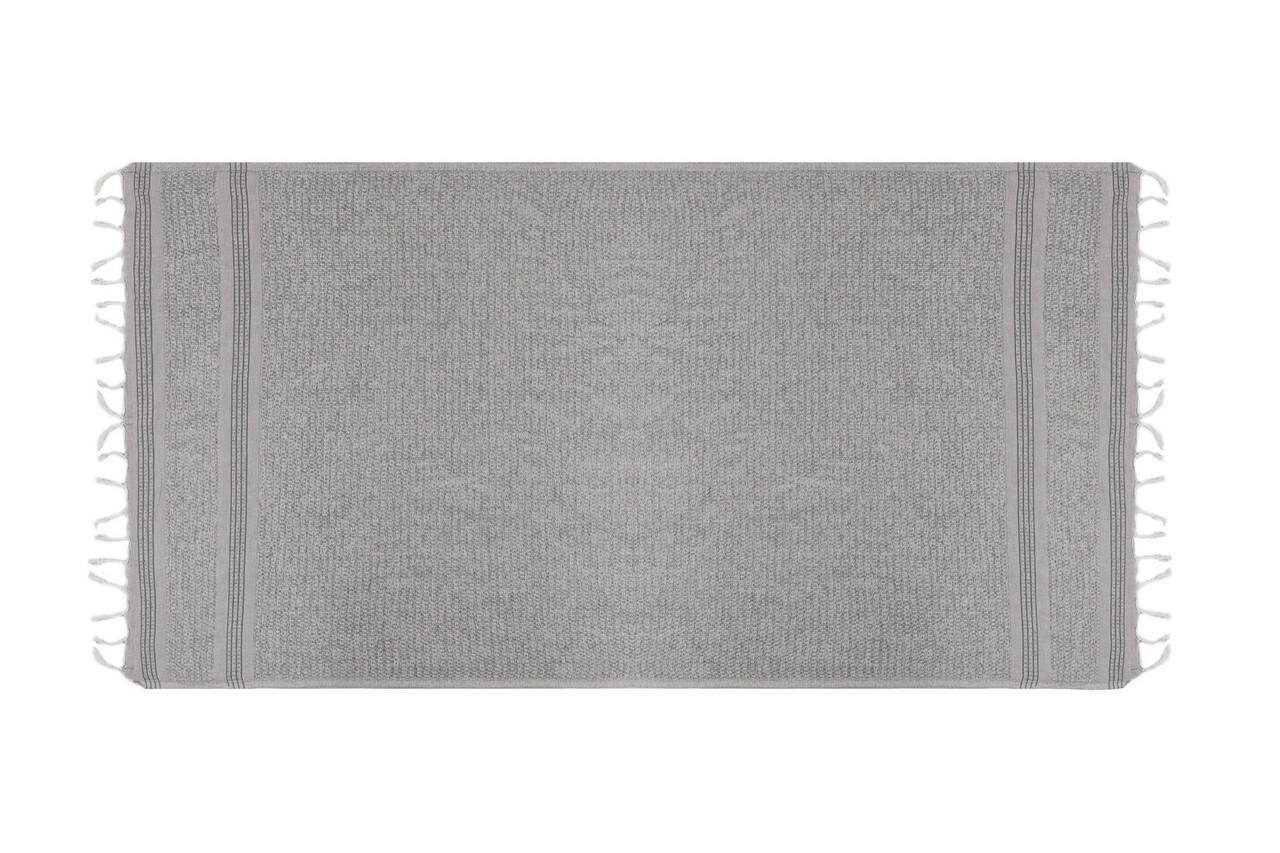 Prosop de plaja, L'essentiel Maison, Linen, Antracit