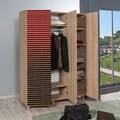 Dulap pentru haine Mode 221, Vella, 135x52x192 cm, multicolor