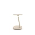 Oglinda cosmetica cu tava, Brabantia, Soft Beige, reglabila la 360 grade, factor marire x 5, 20x12.6x28.3 cm, polipropilena, bej