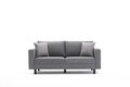 Canapea 2 locuri, Atelier del Sofa, 613LFS1195, Gri