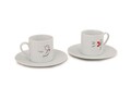 Set de cafea Kutahya Porselen, RU04KT118078, 4 piese, portelan