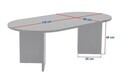 Masuta de cafea, Nordure, Sable, 119x40x60 cm, Stejar Compass