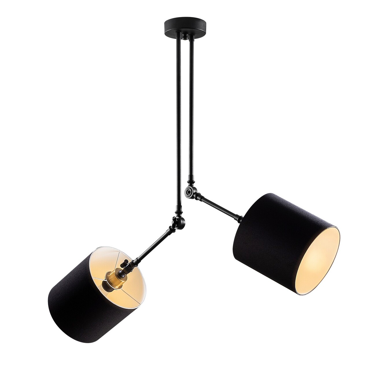 Lustra, Tatum, 584TTM1438, Metal, Negru - 1 | YEO