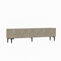 Comoda TV, Odessa, Oscar, 180x45x31.4 cm, Travertin