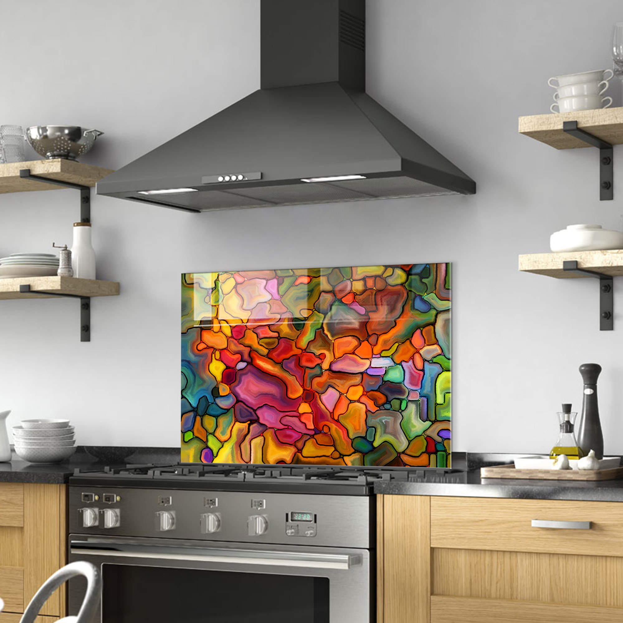 Tablou decorativ, 1124 (50 x 70), 50 x 70 cm, Multicolor