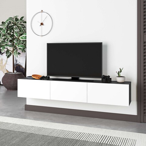 Comoda TV, Homitis, Francy 180, Antacit / Alb