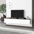 Comoda TV, Homitis, Francy 180, Antacit / Alb