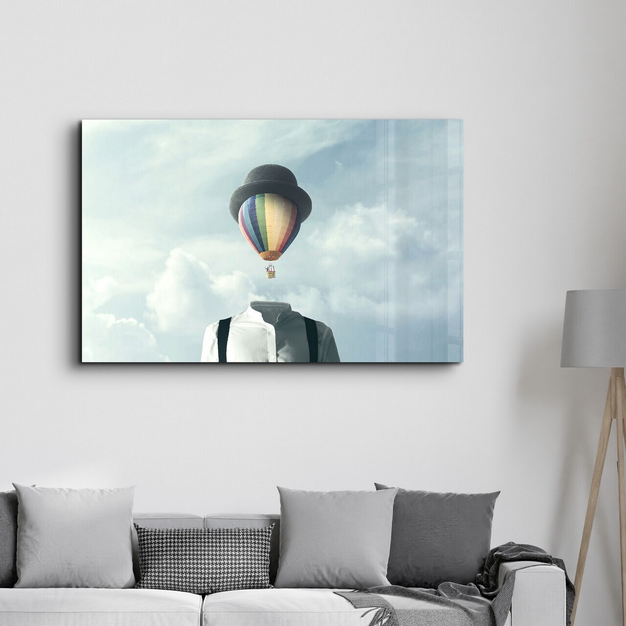 Tablou decorativ, CAM-5015, Dimensiuni: 46 x 72 cm, Multicolor — imaginea 3