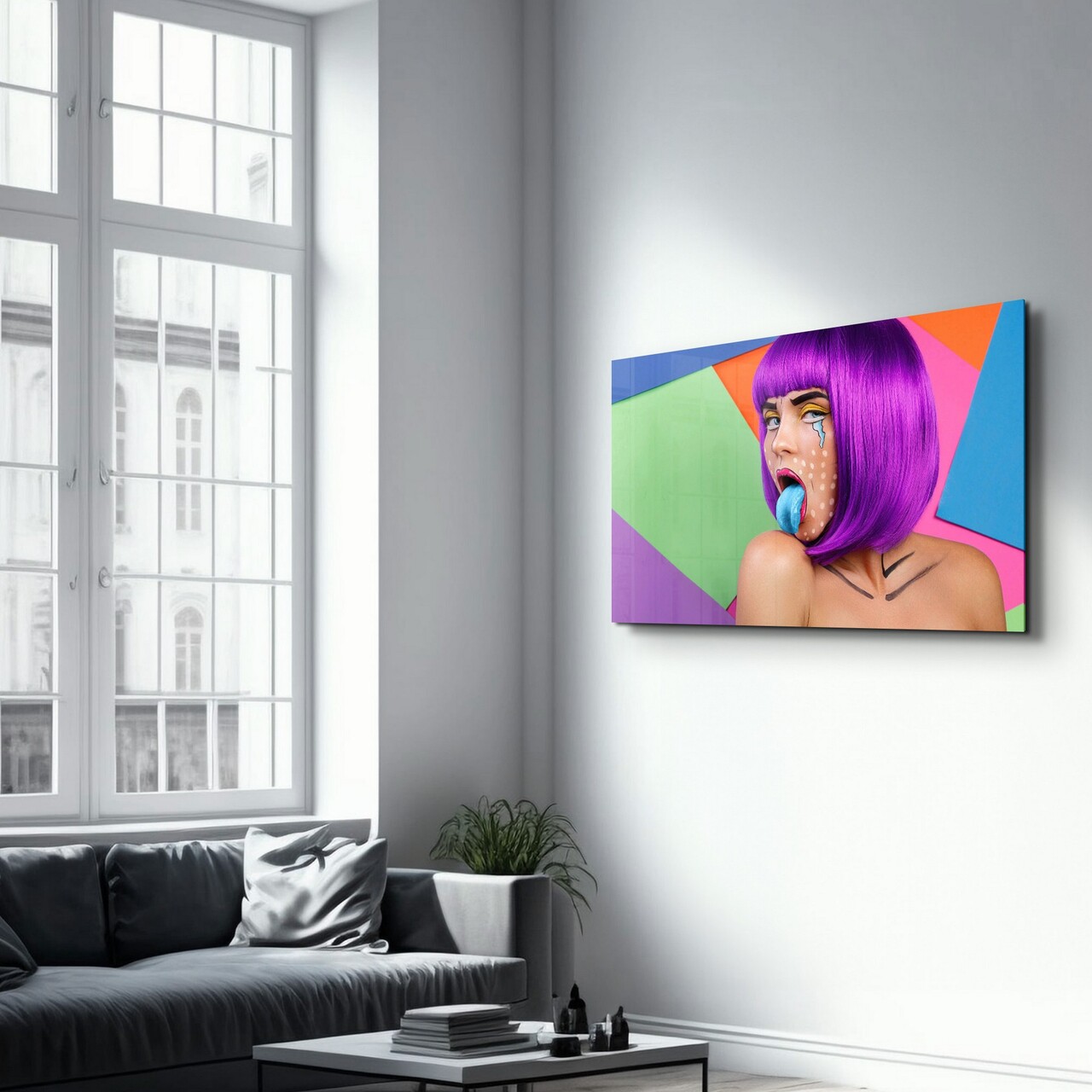Tablou decorativ, SPR-1198, Dimensiuni: 46 x 72 cm, Multicolor - view 4