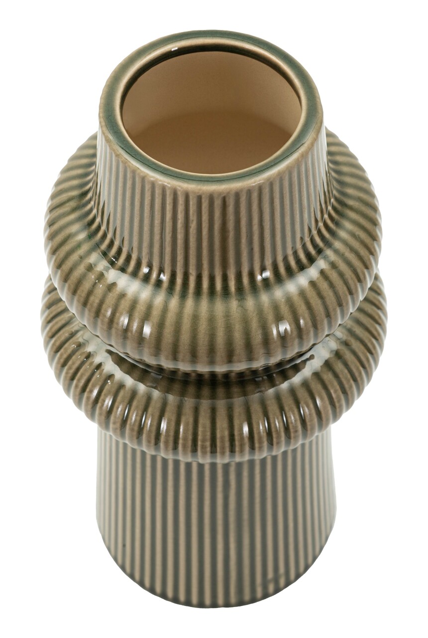 Vaza decorativa, Mauro Ferretti, Harmony, 13x25 cm, ceramica, verde - view 5