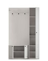 Cuier de perete, Rabi, Rb-044, 120x200x35 cm, Alb mat