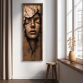 Tablou decorativ, LAC183-150, MDF, Lemn masiv, Multicolor