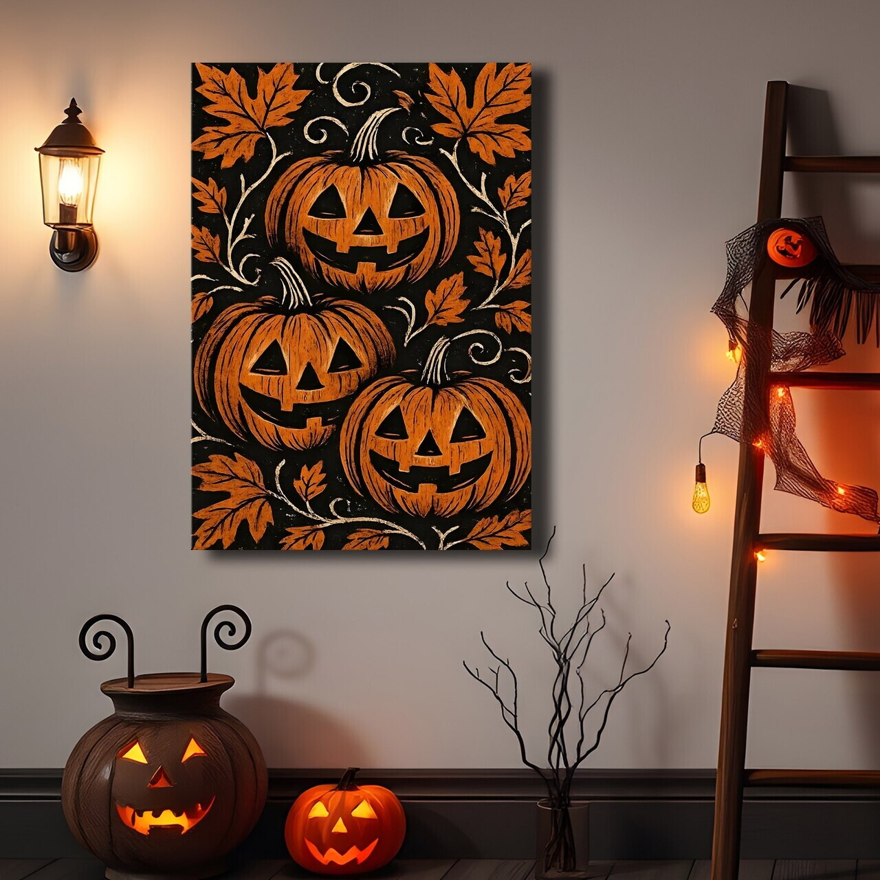 Tablou decorativ, 70100HALC-009, Material: Pânză de poliester, Multicolor — imaginea 2