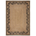 Covor Maisie Natural/Black, Flair Rugs, 120x170 cm, iuta, natural/negru