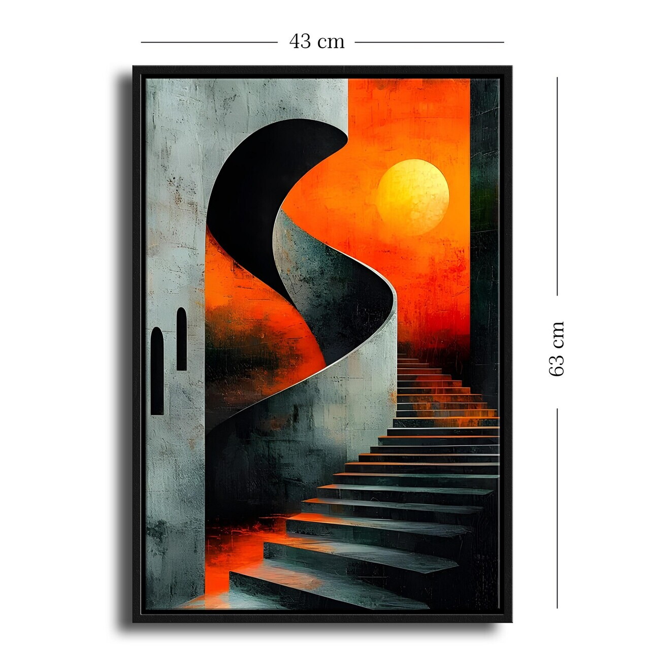 Tablou decorativ, 4363Lcsyh-022, Cadru: PVC (Grosime: 5 cm), Multicolor — imaginea 5