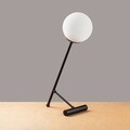 Lampa de masa, Tatum, 584TTM1716, Metal, Alb/Negru