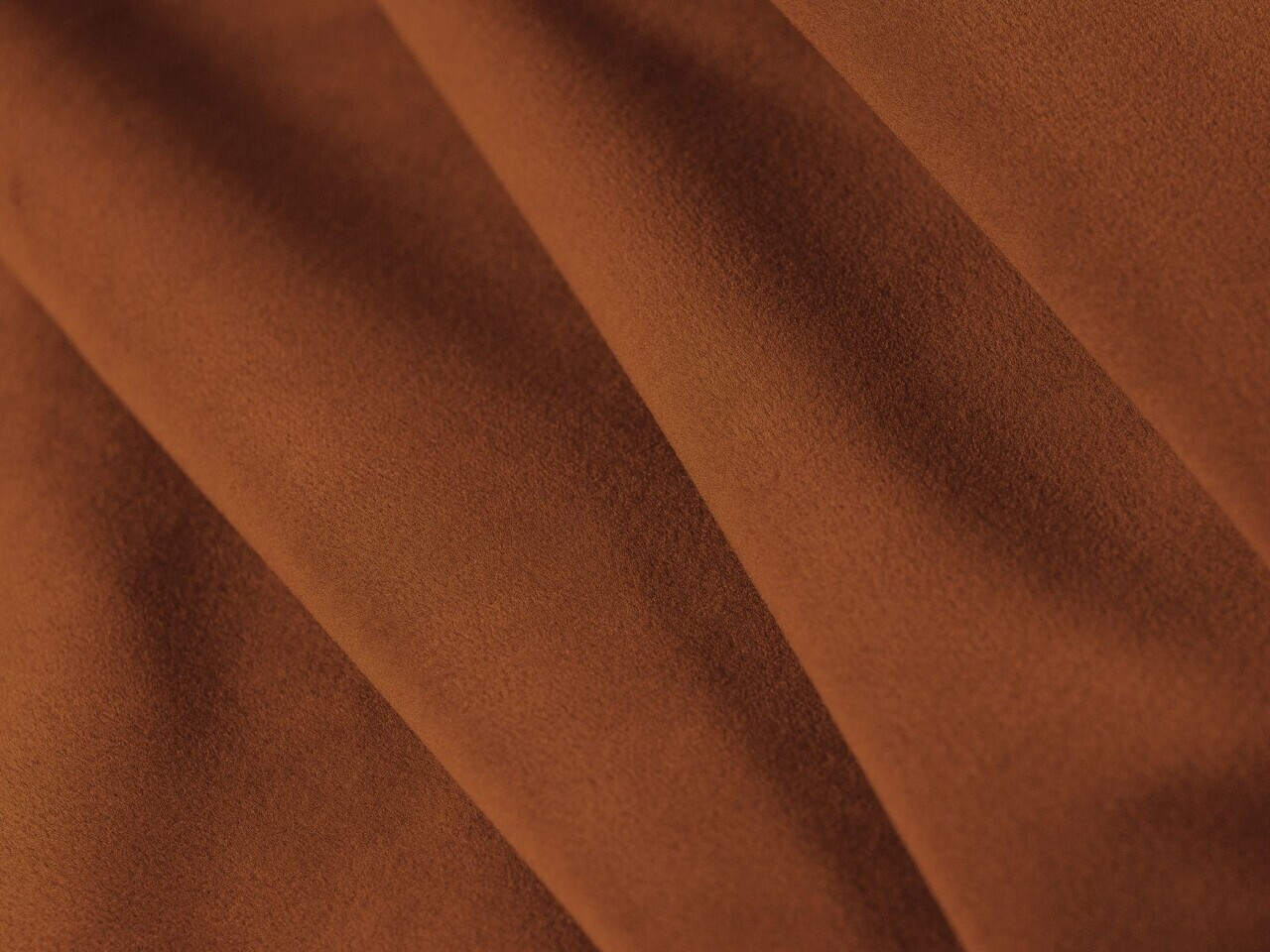 Canapea extensibila 3 locuri, Dreamy, Micadoni Home, 206x95x70 cm, catifea, teracota — imaginea 2