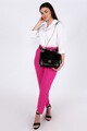 Geanta Devonia - Croco, Laura Ashley, piele ecologica, negru
