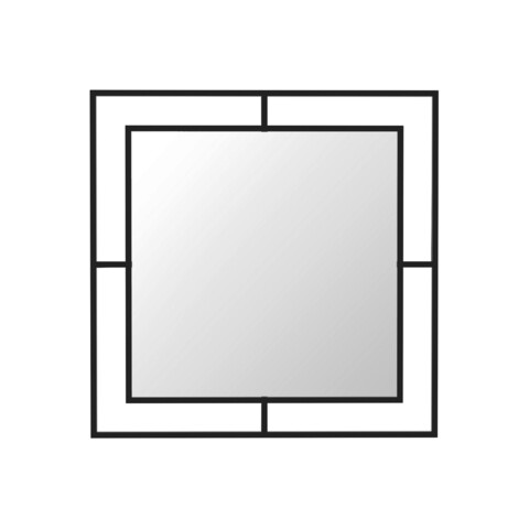 Oglinda Corner, Decortie, 58×2 cm, metal, negru 58x2