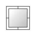 Oglinda Corner, Decortie, 58x2 cm, metal, negru