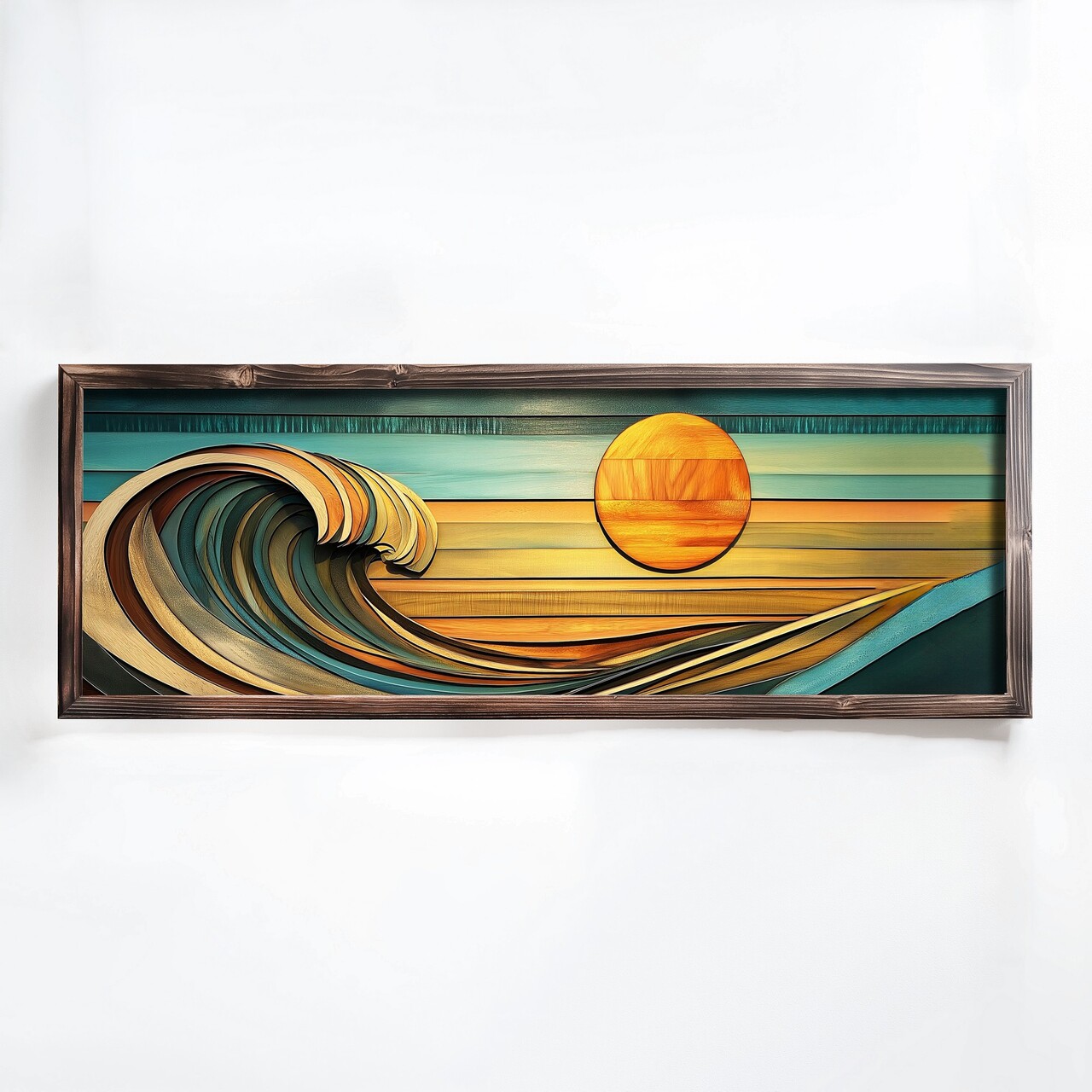 Tablou decorativ, EMR030, Lemn, Multicolor - view 3