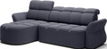 Coltar extensibil stanga 3 locuri ELTAP, Beneth, 301x185x115 cm, lemn/poliester, albastru