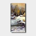 Tablou decorativ, DKY287195121_3080, Canvas, 30 x 80 cm, Multicolor