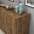 Bufet inferior Elegante, Mezza, 180x45x80.8 cm, maro
