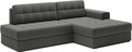 Coltar extensibil dreapta 3 locuri ELTAP, RT-06SO, Blezalt, 240x150x82 cm, lemn/poliester, gri inchis