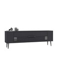 Comoda TV, Olivia, Retrolp4, Antracit / Argintiu