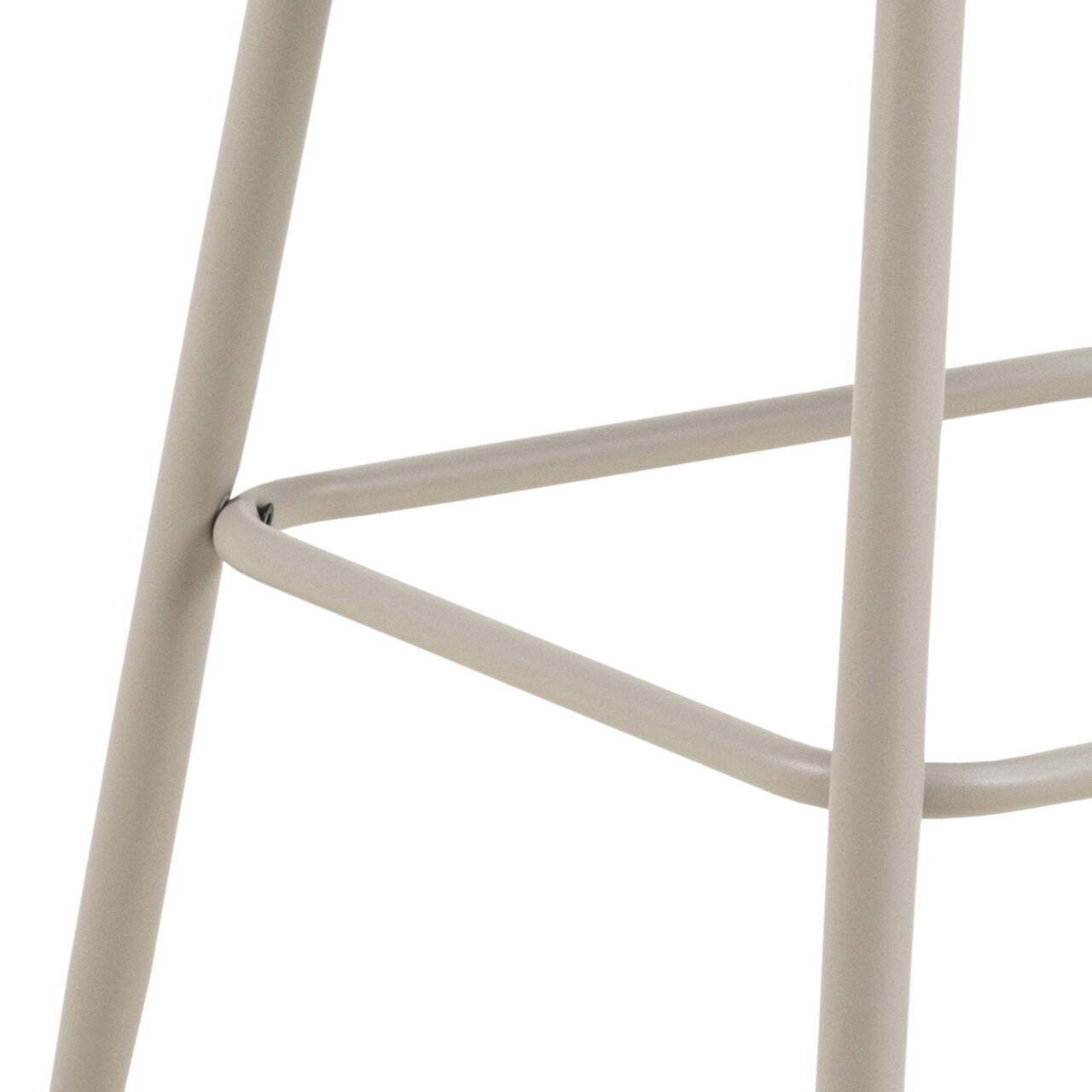Scaun de bar Eleanor, Actona, 54x52x105 cm, tesatura structurata/otel, bej - view 3