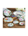 Set 4 suporturi de pahare, Flora, Brandani, , ceramica/pluta