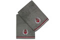 Set prosoape de baie 2 piese, Hobby, Maritim, Bumbac, Gri