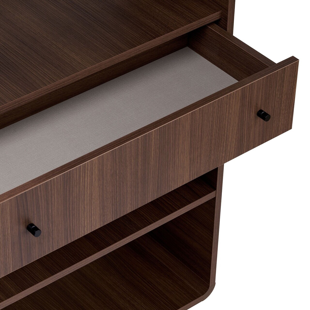 Corp biblioteca, Hanah Home, Senza, 78x153x34 cm, PAL, Maro — imaginea 6