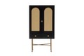 Consola, Howard, Cliff 150, 80x150x39 cm, PAL, Negru
