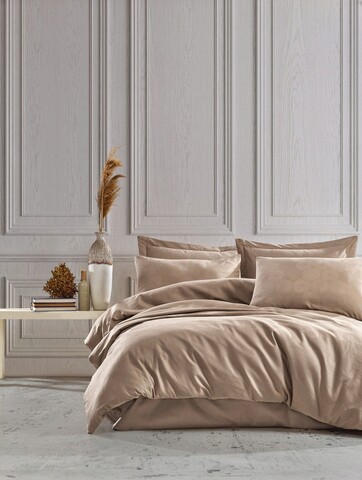 Lenjerie de pat dubla, Jacob – Beige, Şaheser, Bumbac mezoni.ro