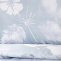 Lenjerie de pat pentru o persoana Blossom, Homla, 2 piese, 140x200 cm, microfibra din poliester, albastru/alb
