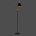 Lampadar, Squid Lighting, Mafsal, 30 x 21 x 170 cm, fier, negru