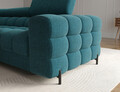 Coltar extensibil dreapta 3 locuri ELTAP, LT-40AMO, Felro, 285x181x93 cm, lemn/poliester, albastru