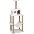 Casă pentru pisici, Paws & Whiskers, Marina, MATERIAL TEXTIL WELSOFT, Alb